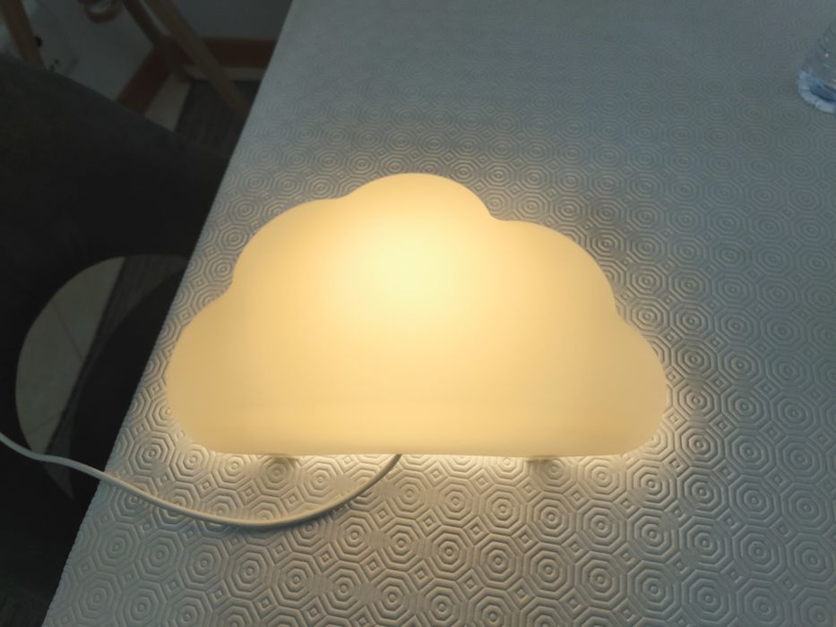 Candeeiro nuvem  led IKEA upplyst