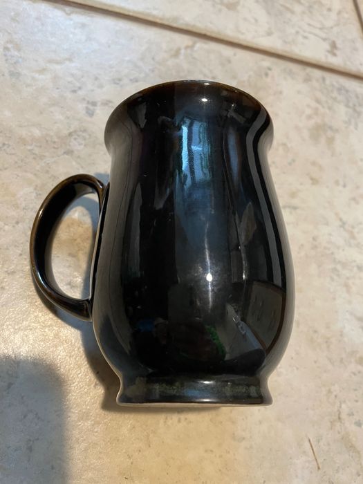 kubek 250 ml, ciemny zielony-czarny