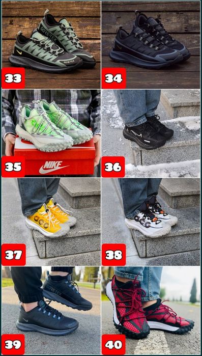 БЕЗ ПЕРЕДПЛАТИ‼️Кросівки Nike ACG Mountain Fly, Fly 2, Antarktik, Mada