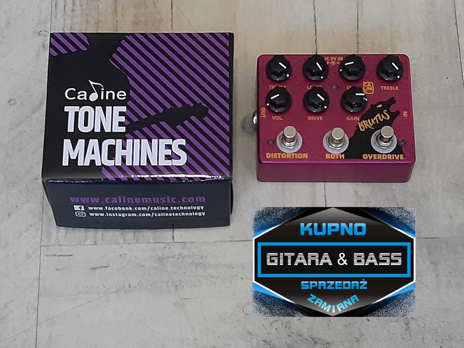Efekt Gitarowy Brutus Distortion + OverDrive -3w1- lub dodam Gratis