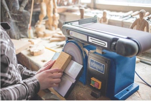 Lixadeira de disco e Cinta SCHEPPACH BTS900 370W inclinação: 0-45 °