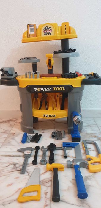 Bancada de ferramentas infantil