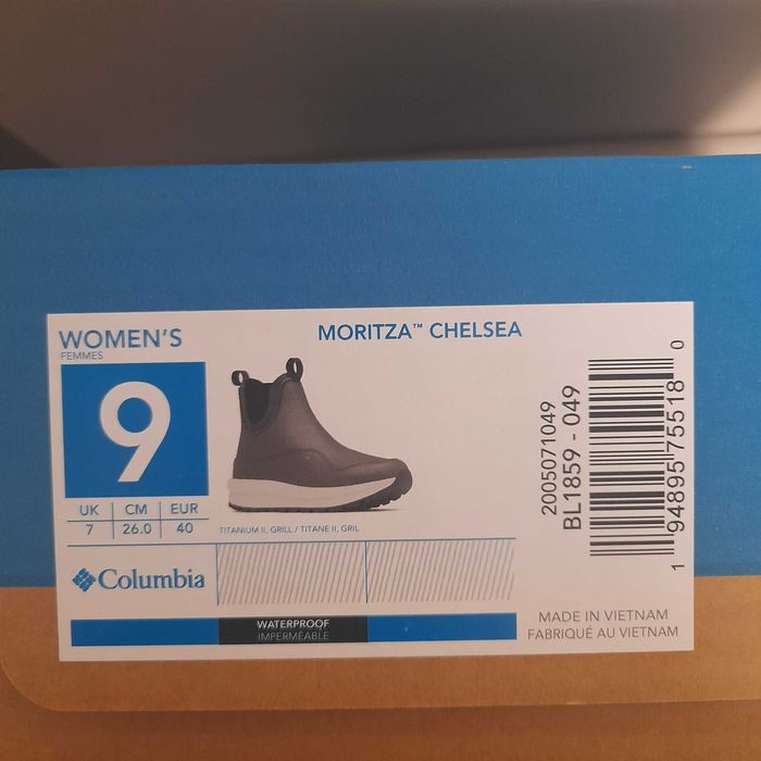 Зимові ботинки черевики челси Columbia us9/40eur. Нові. Оригінал