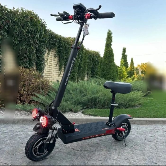 НОВА ПАРТІЯ!KUGOO Kirin M4 Max + PLUS 2000W 23Ah Повнопривідний