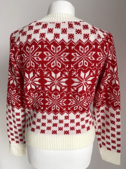 Nowy swiateczny sweter damski r.S