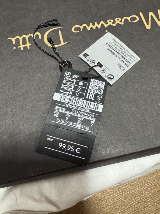 Оксамитові сандалі босоніжки Massimo Dutti