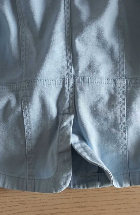 Kurtka, 134, Żakiet błękitny, bawełniany,