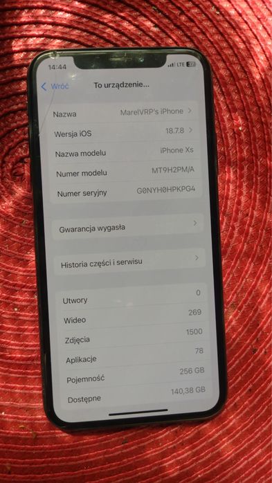Iphone XS 256GB 71% kondycjii
