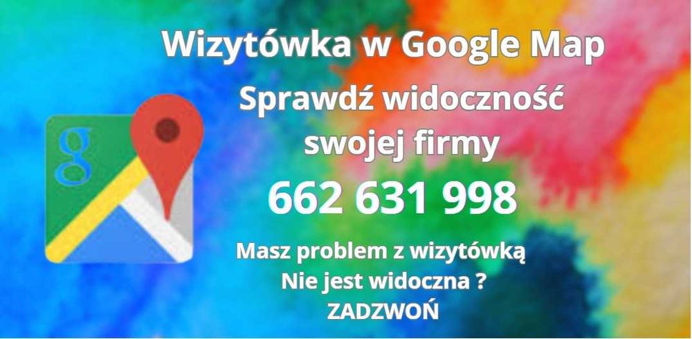 Probem z wizytówką w Google/MAPS- pozycjonowanie.Tanio i dobrze.