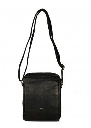 Listonoszka męska skórzana Peterson czarna