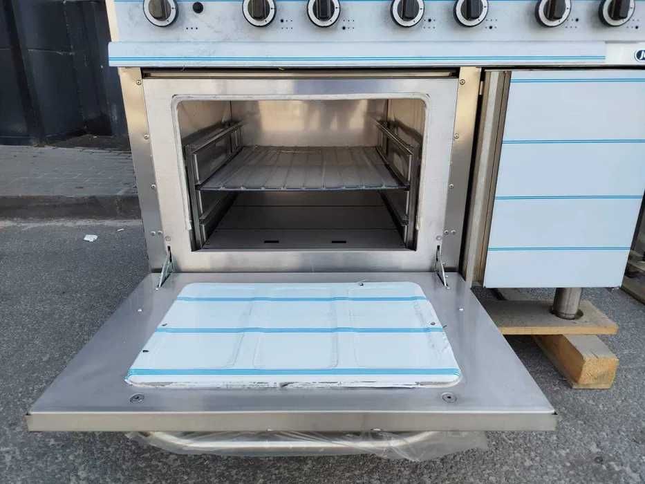 Fogão a Gás de 6 Bocas + Forno + Armário - JUNEX - NOVO