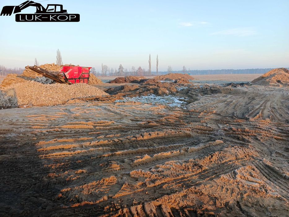 Roboty ziemne, wywrotki, koparki, kruszywa