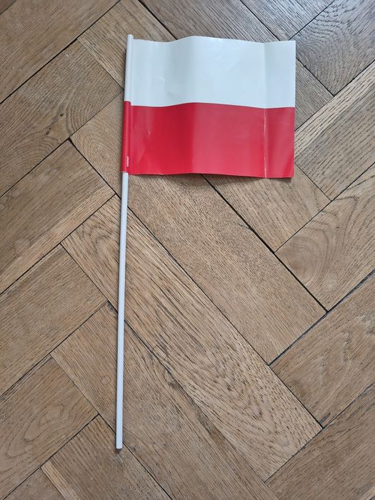 Flaga papierow Polski 14x17