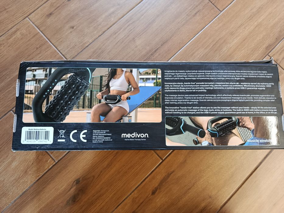 Bezprzewodowy masażer roller medivon