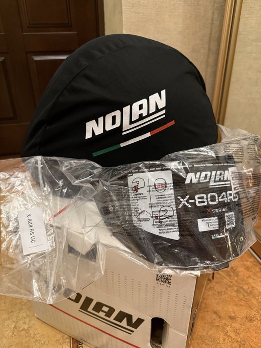 Мотошолом Nolan X-804 Carbon RS ALA 2025 Black