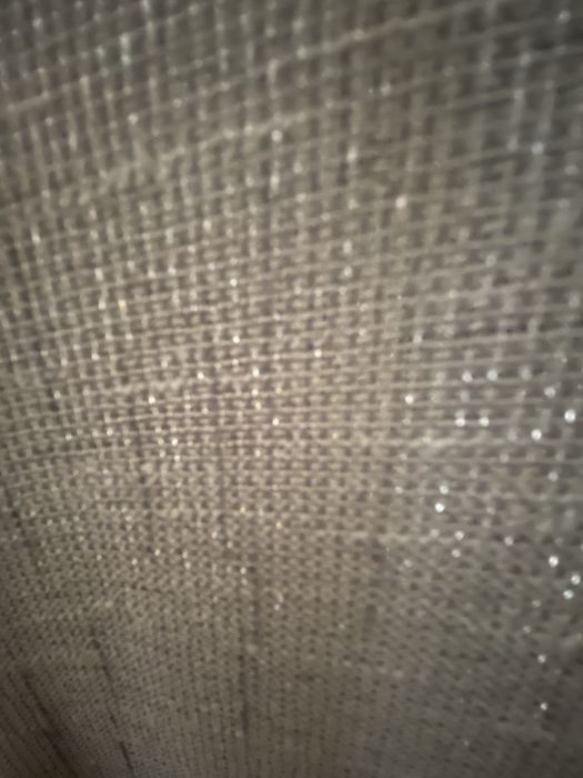 Cortina com ondas e calha