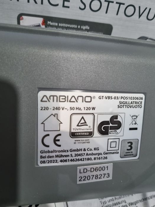 Вакууматор,вакуматор,вакумний пакувальник,Німеччина