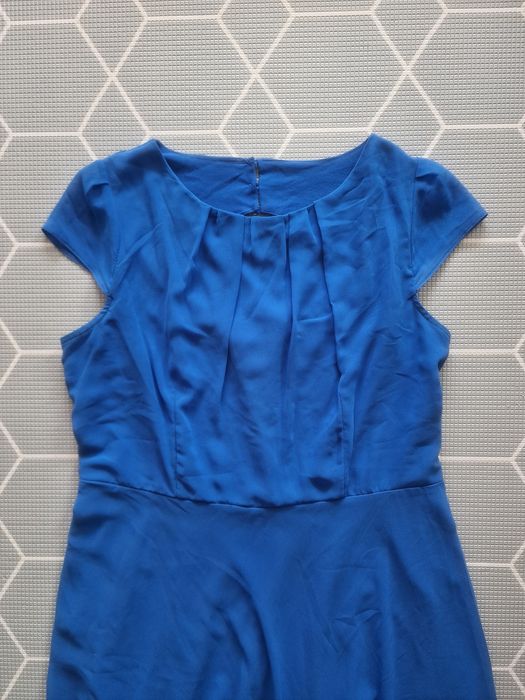 Niebieska Sukienka 44 XXL Dorothy Perkins kobalt elegancka prosta