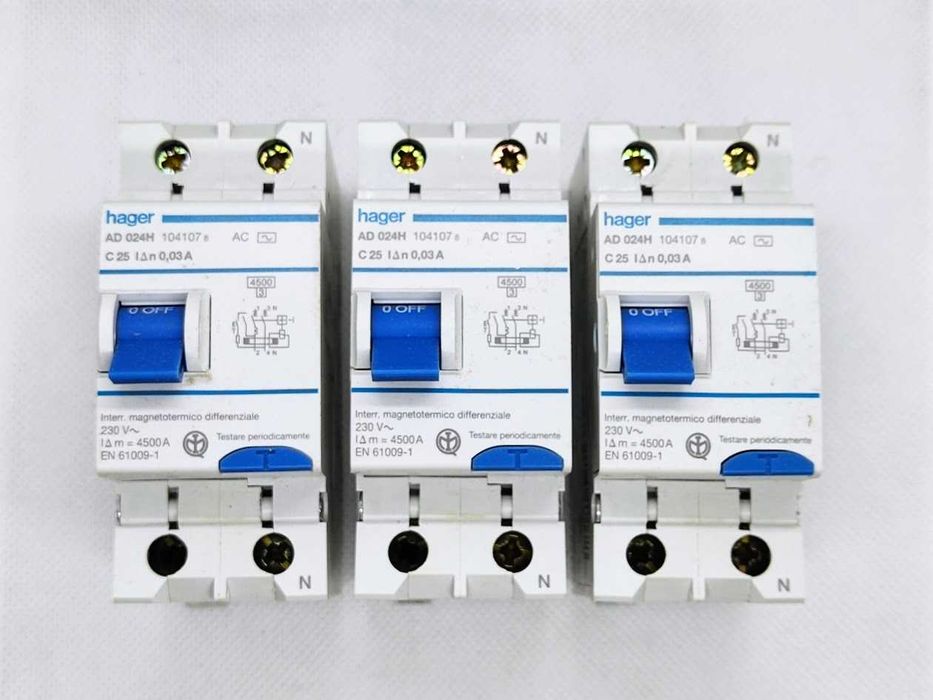 Disjuntor NOVO electricidade Hager AD024H