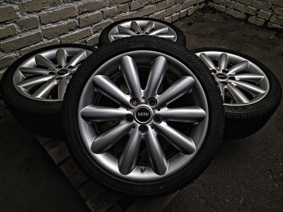 R17 5x112 MINI | 205/45 Dunlop | 2023 | 9mm | GERMANY | Ідеальний заводський стан | Диски + шини + датчики тиску | Комплект взборі | Зима