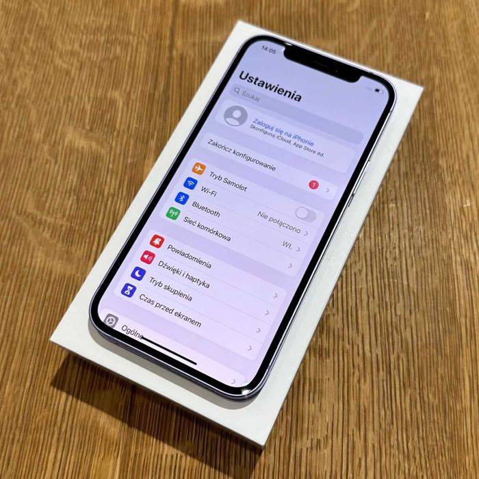  Apple iPhone 12 Mini 128GB Purple Niebieski Gwarancja Idealny Bat. 100%