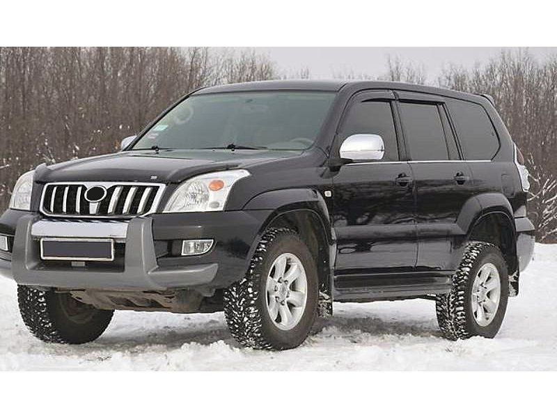 Toyota Land Cruiser Prado 120 2002-2009 рр. Вітровики (4 шт, HIC)