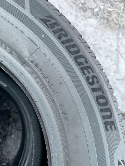 265 65 17 Bridgestone Blizzak 6 80% 2024 Шини Зима