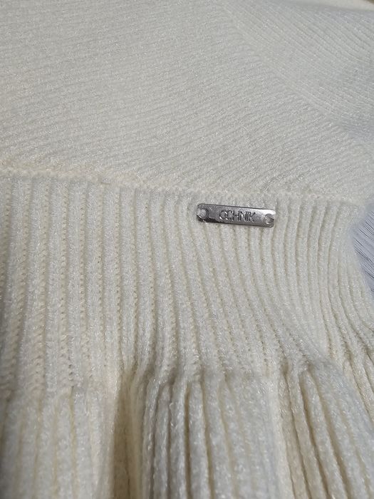 Ochnik sweter nietoperz kremowy r. L