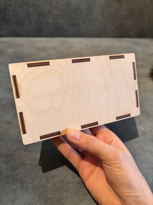 Дерев’яний конверт для грошей на хрещення