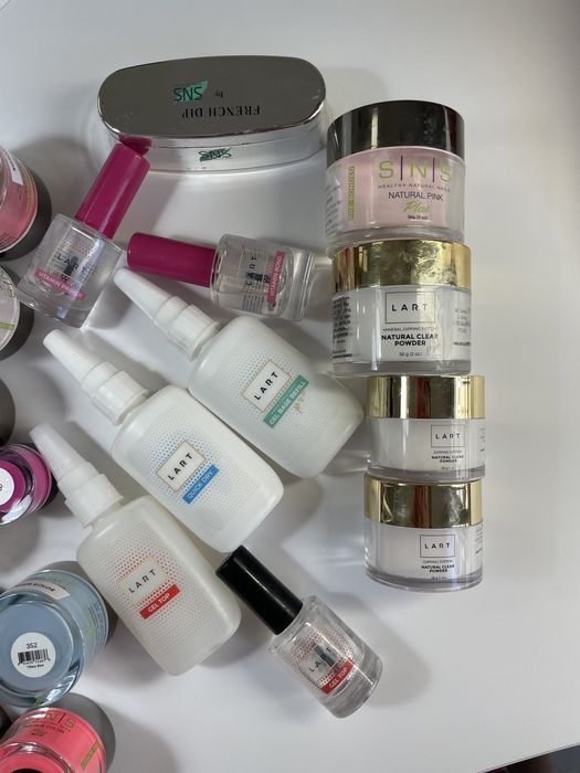Manicure tytanowy sns lart i inne