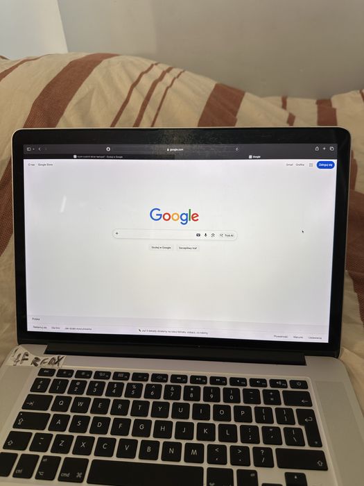 MacBook Pro 2015 i7 16gb ram 250gb pamięci 158 cykli baterii!