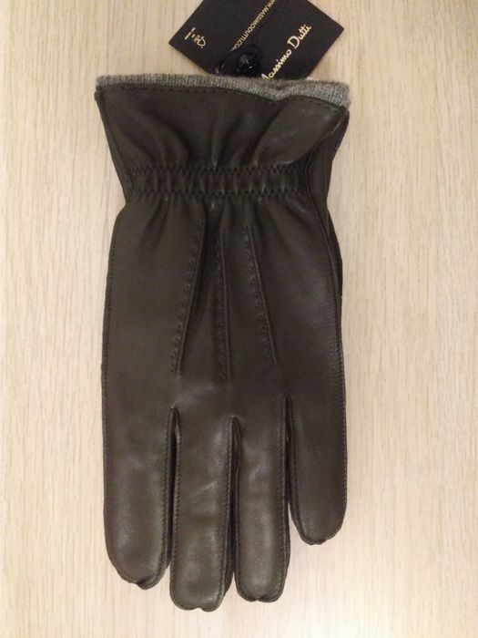 Перчатки кожаные мужские Massimo Dutti