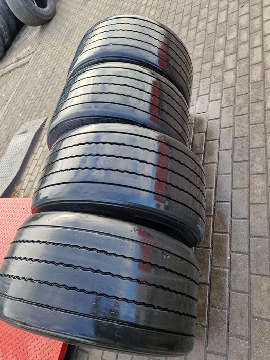 2x Używane opony 435/50R19,5 CONTINENTAL HT3 Hybrid Naczepa 8-9mm