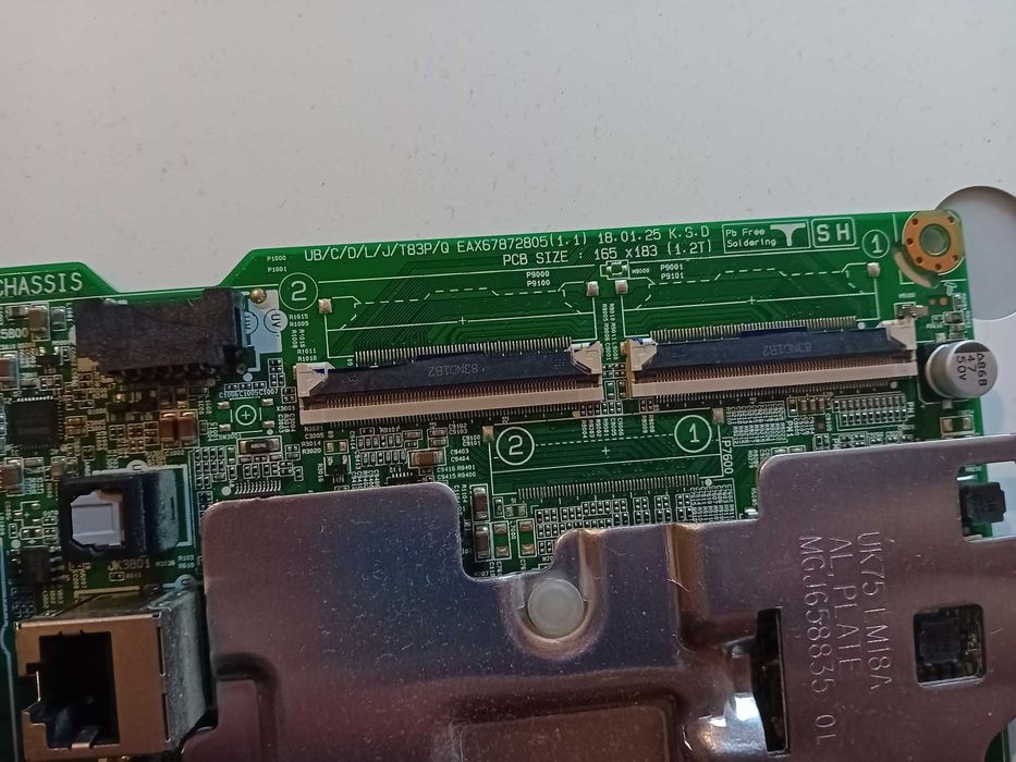 placa tv LG 43UK6300