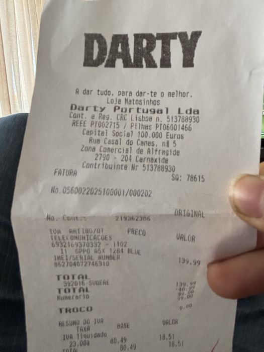 Telemovel Oppo a5x black blue