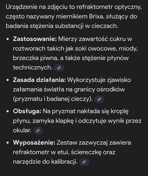 Sprzedam  refraktometr.