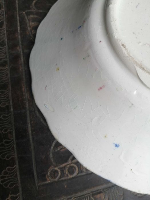 saladeira pequena antiga em faiança