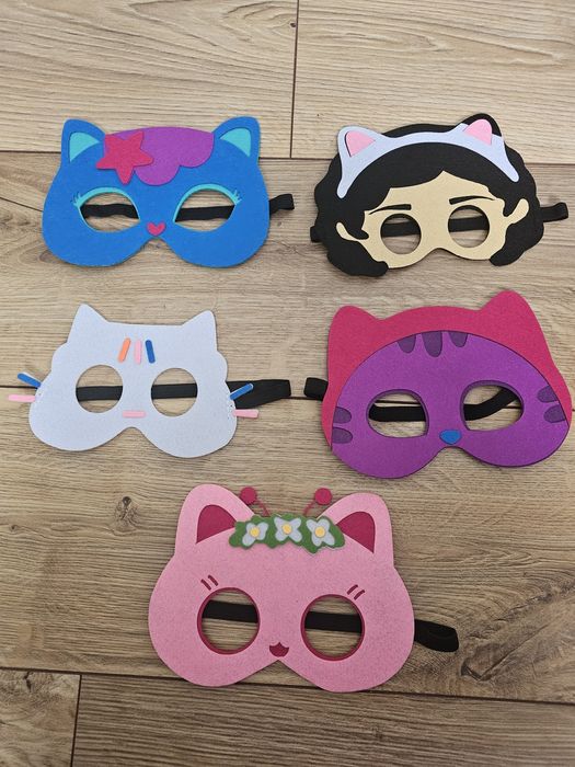 Дитяча маска принцеси метелика динозавра собаки кота детские маски