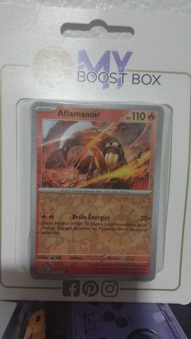Pack MyBoostBox Pokémon – 10 Cartas Selado (Aflamanoir 039/197)