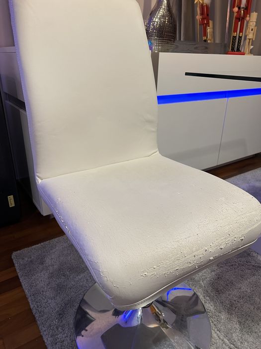 6 Cadeiras brancas usado