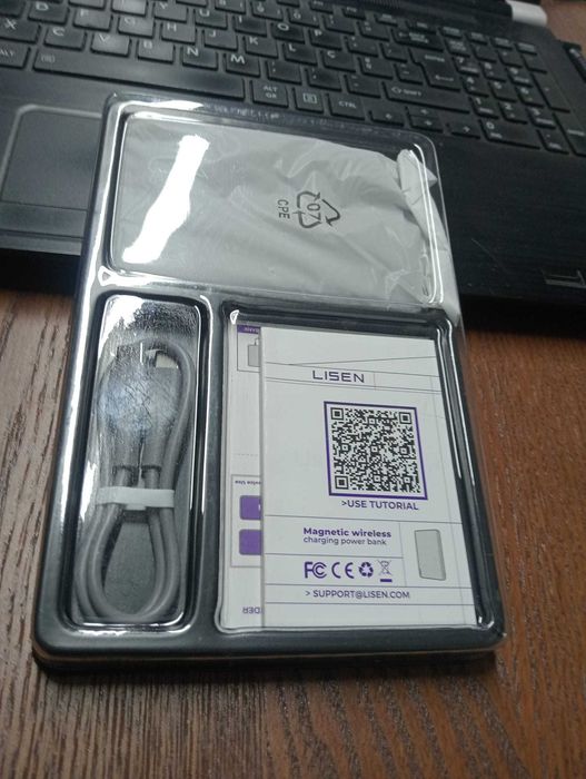 Power Bank Magnética LISEN 5000mAh - Ultra-Slim MagSafe - NOVA