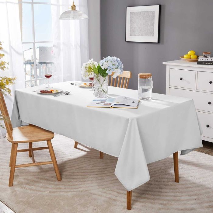 Nowy obrus wodoodporny / szary Deconovo 140x240cm !3420!