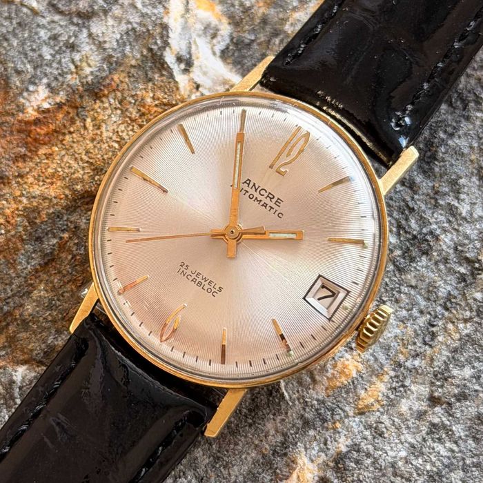 Zegarek Ancre Ultramatic - Hermann Becker - 14k Złoto - 1960s
