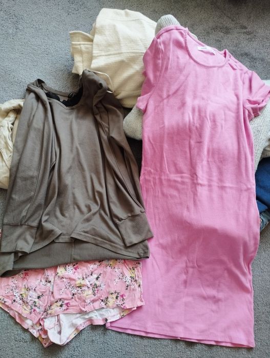 Zestaw ubrań damskich paka ciuchów L/XL
