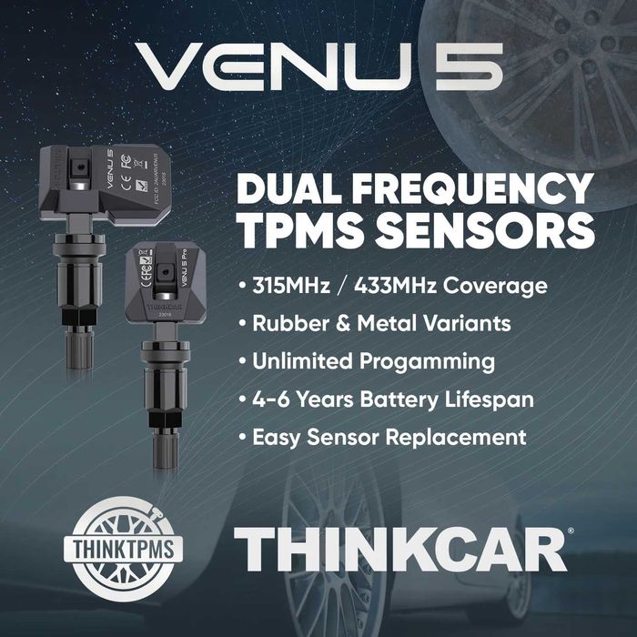ThinkCar Válvulas TPMS Venu 5 (NOVO)