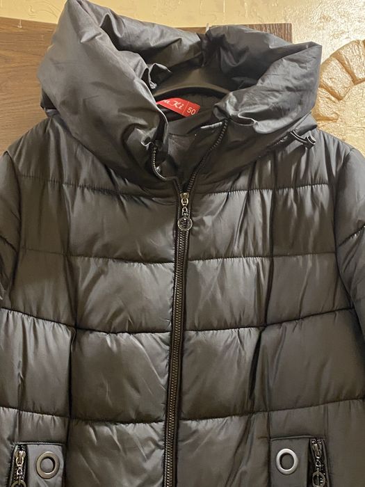 Зимове пальто , пуховик жіночий 50 розм