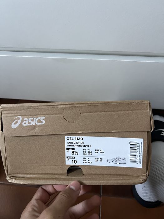 Asics 1130 gel prateados