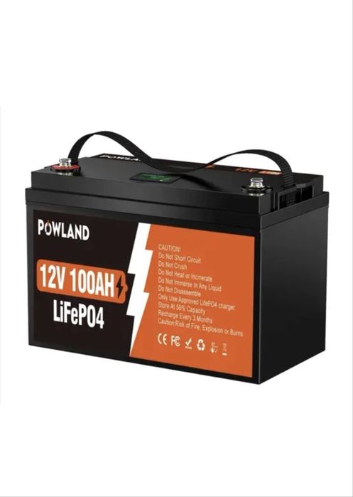 Акумуляторна батарея Powland LiFePo4 IBattery-PL-12V-100AH