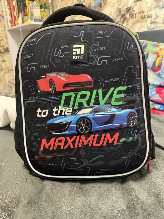 Рюкзак каркасний kite з ортопедичною спинкою для хлопчика