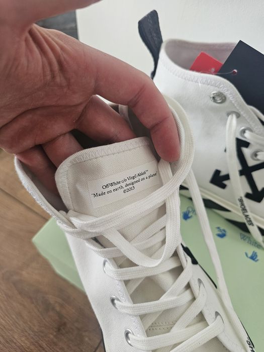 Buty męskie Off-White Omia białe wysokie 47